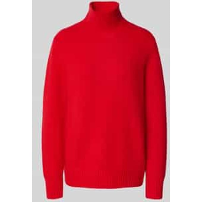 Gebreide pullover met opstaande kraag