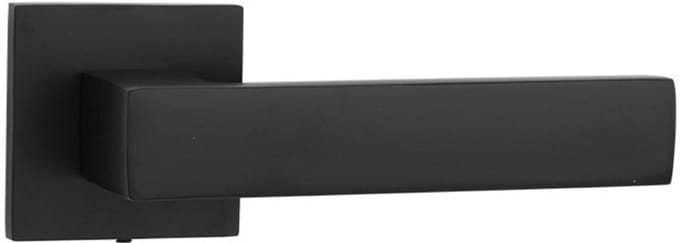 Premium Design Deurbeslagset - Zwart - Aluminium - Vierkant - Deurklink voor Binnendeur
