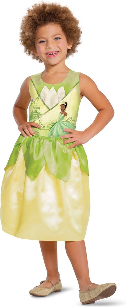 DISNEY Prinses - Prinses & THE FROG, Tiana Basic Plus , Maat M (7-8 jaar), Meisjes