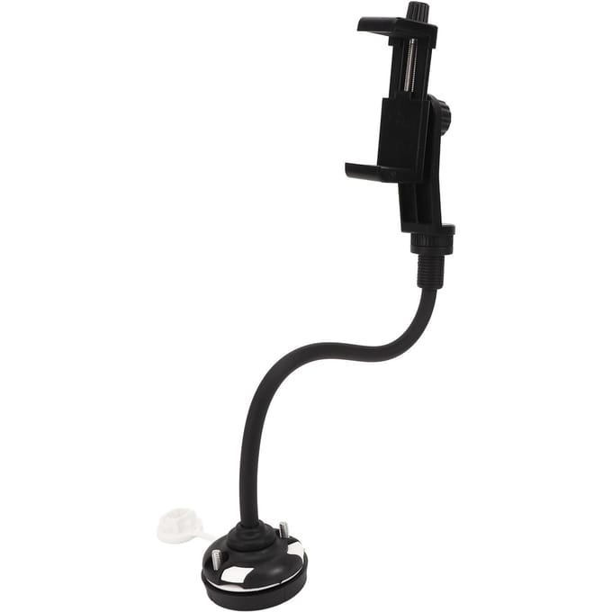Kajak Telefoonhouder 360 Graden Draaibaar Universeel Flexibel Lange Arm Kano Telefoonbeugel voor black