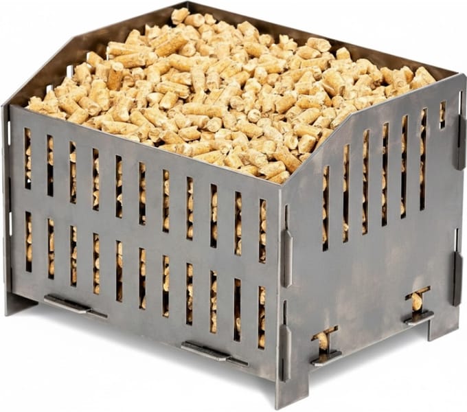 Pelletkorf voor Houtkachel - Pelletemmer - Pelletbox