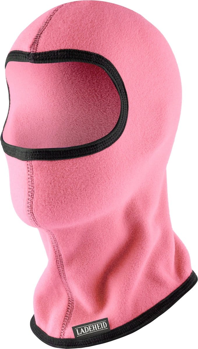 Ladeheid Kinderen Balaclava Helmmuts - Winter Muts Face Mask - Polyester - LA-LA40-203-BA - Lichtroze - Eén maat