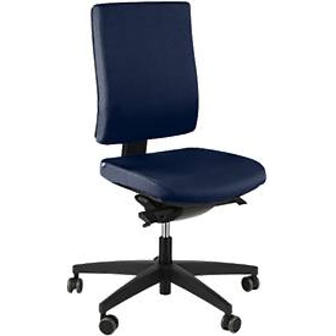Original Steifensand bureaustoel CETO CT1340, synchroonmechanisme, zonder armleuningen, donkerblauw