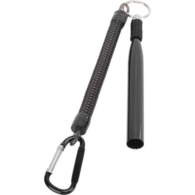 Alliage d'aluminium Appâts souples Accessoires de pêche Outil montage Wacky Worm avec 100 joints toriques noir
