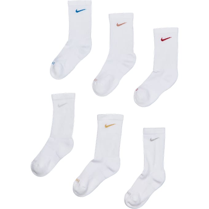 Nike Everyday Cushioned Crew 6 Pack Sokken Unisex - Wit - Maat 42 - 46