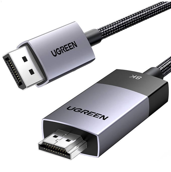 Ugreen Displayport Naar Hdmi-Kabel 8K 60Hz 1M Voor Computermonitor