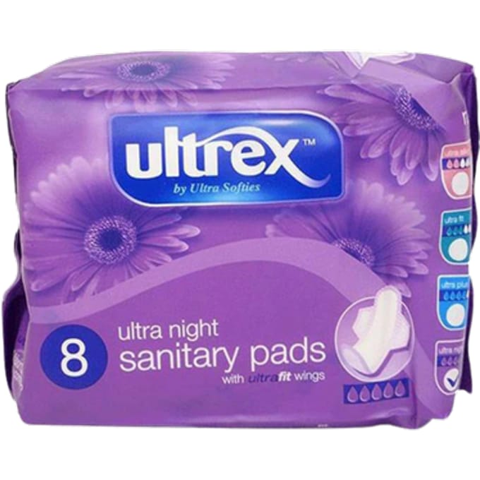 Ultrex Ultra Nachtverband met Vleugels – 8 stuks
