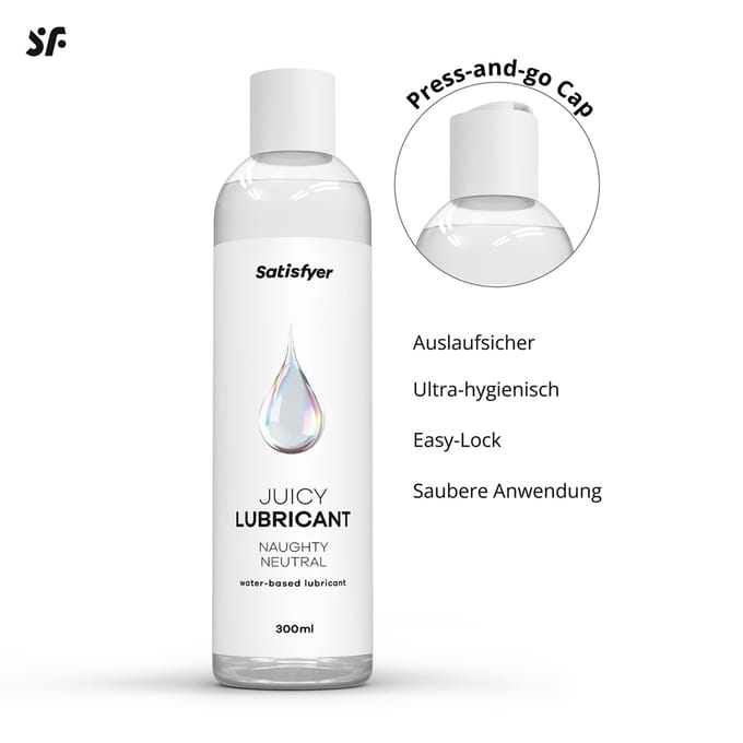 Satisfyer glijmiddel 300 ml | Glijmiddel op waterbasis | Glijmiddel met smaak