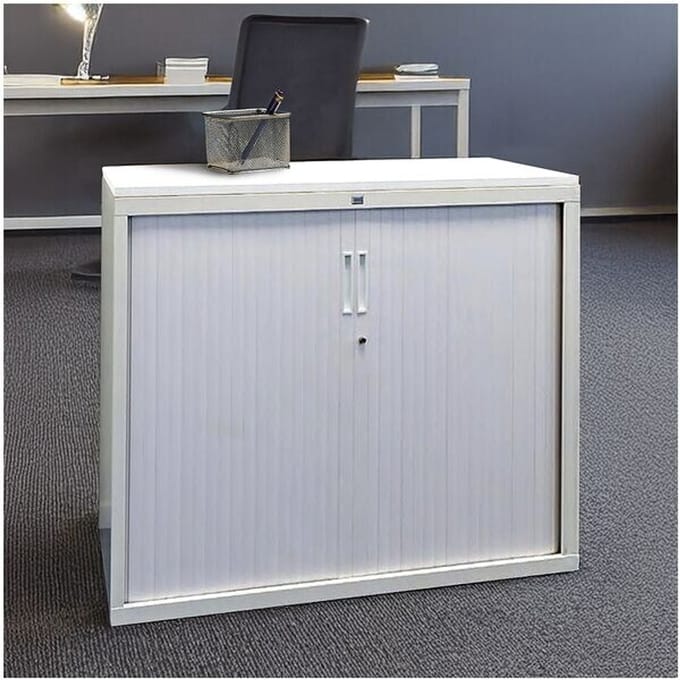 Topblad voor roldeurkast 80cmx45cm, wit