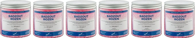 Claudius Badzout Rozen - 300 gram - Pot met aluminium deksel - set van 6 stuks