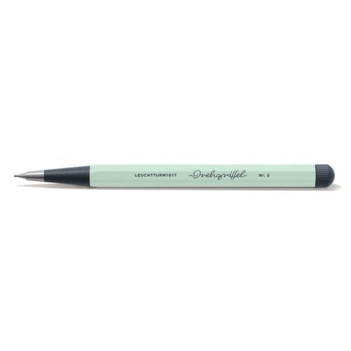 Leuchtturm1917 drehgriffel nr 2. vulpotlood mint groen