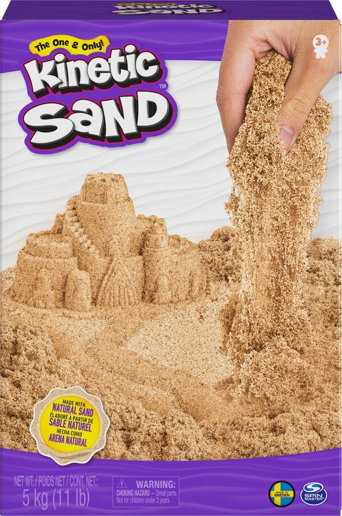 Kinetic Sand - 5 kg origineel Kinetic Sand - Bruin - Natuurlijk Zand - Sensorisch speelgoed