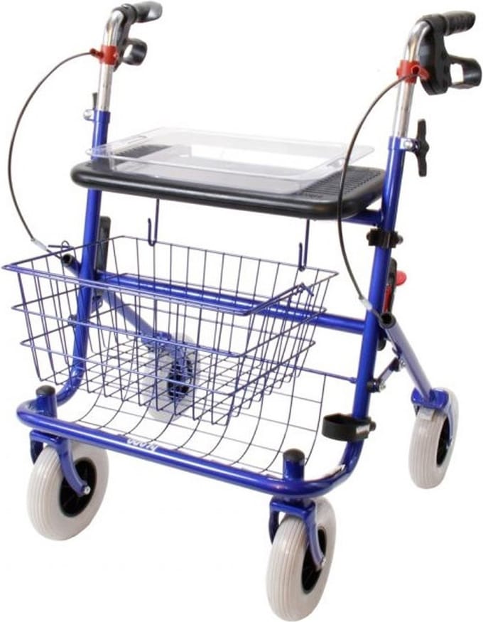 Rollator Basic XL Provo zitbreedte 50cm blauw