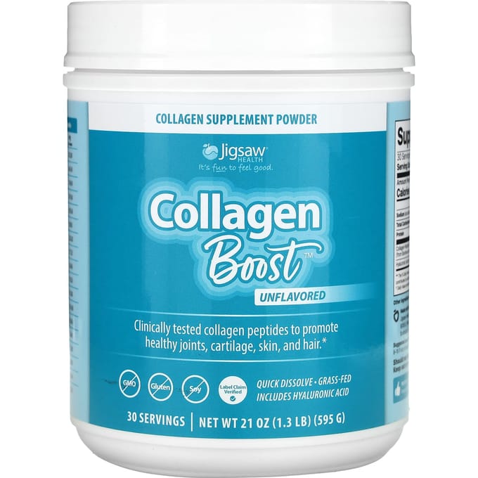 Collageen Boost, Ongezoet, 595G(21Oz)