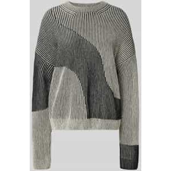 Loose fit gebreide pullover van een mix van wol en katoen, model 'MAYRAA VANISE'