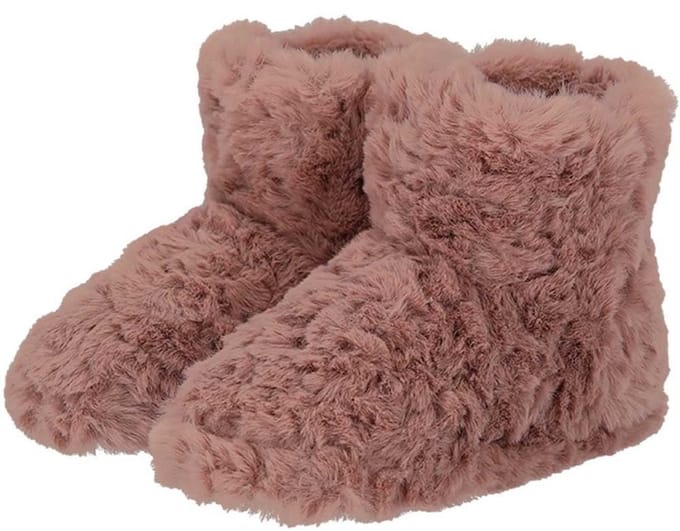 Apollo dames sloffen - hoog model - roze - gevoerd - maat 41/42