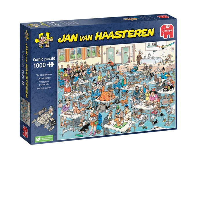 Jan van Haasteren Kattenshow - Puzzel 1000 stukjes volwassenen - Legpuzzels