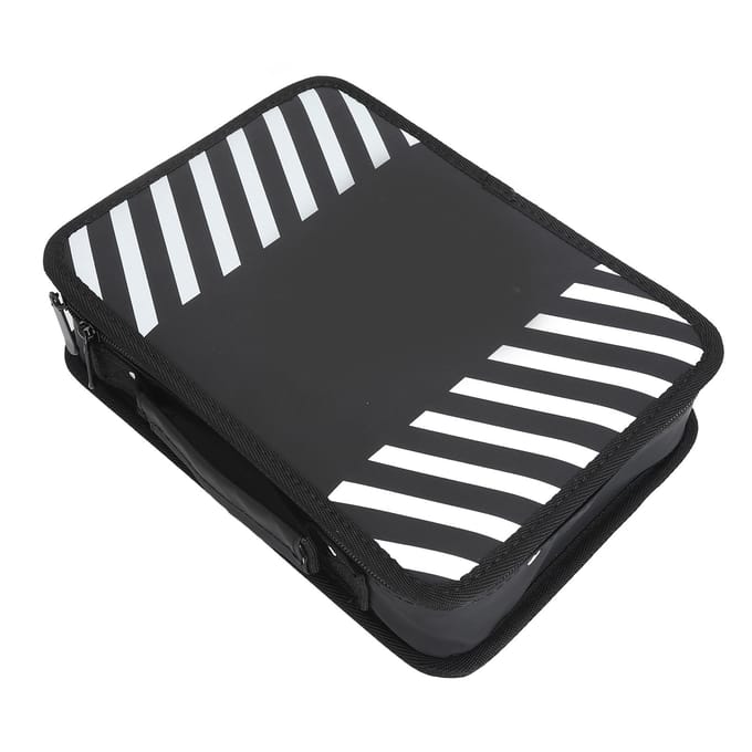 Kapperstooltas Kapper Draagbare Draagkoffer Haarknip- Verzorgingskit Opbergorganizer black