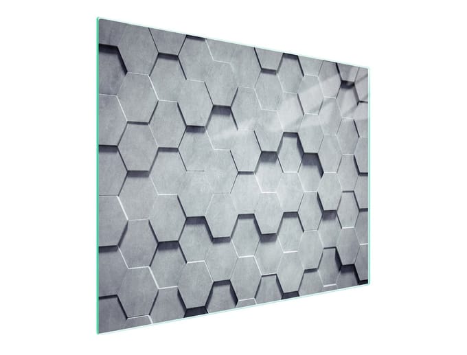 TMK ArtDeko Serie - Glazen Snijplank - 52x30cm - Hittebestendig - Antislip