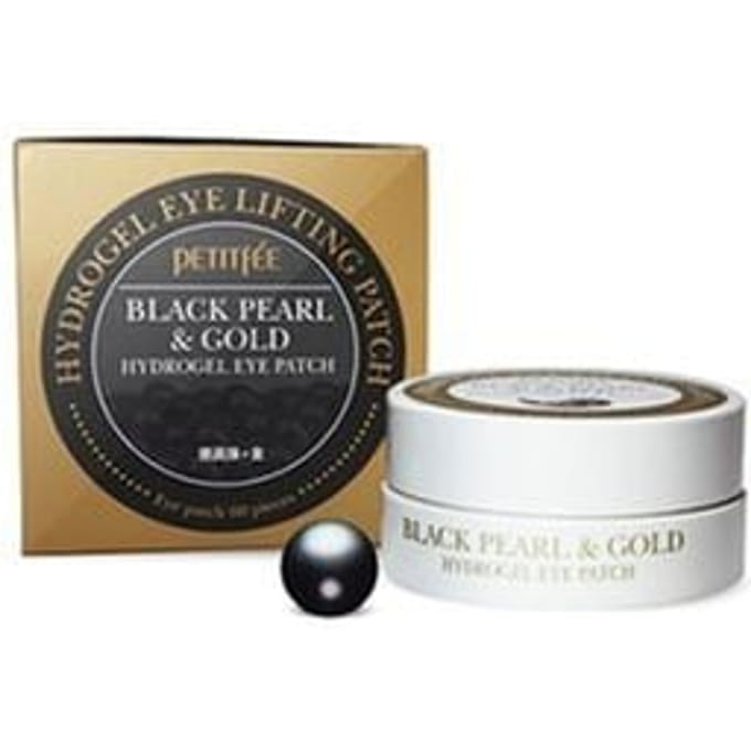 Black Pearl & Gold Hydrogel Eye Patches - Oogmaskers van Petitfée