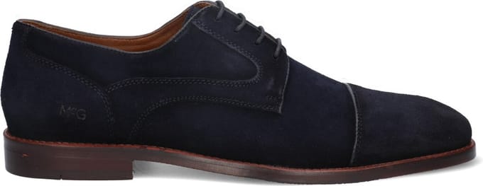 McGregor Heren Herenschoenen - Blauw - Lage Sneakers - Suède - Veters