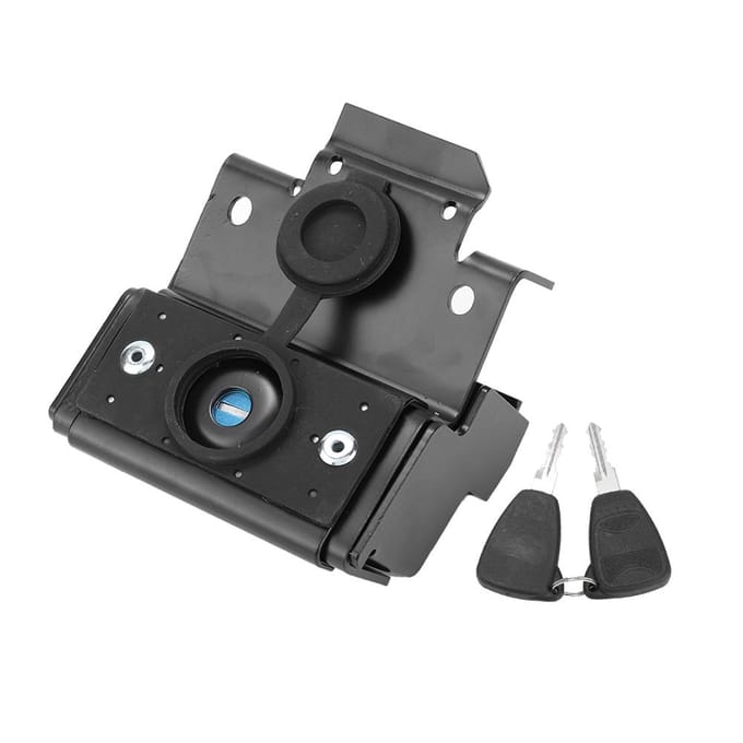 Verrou de capot de voiture Loquet Attrape Convient pour Jeep Wrangler JK et Unlimited 2007 2017 gray