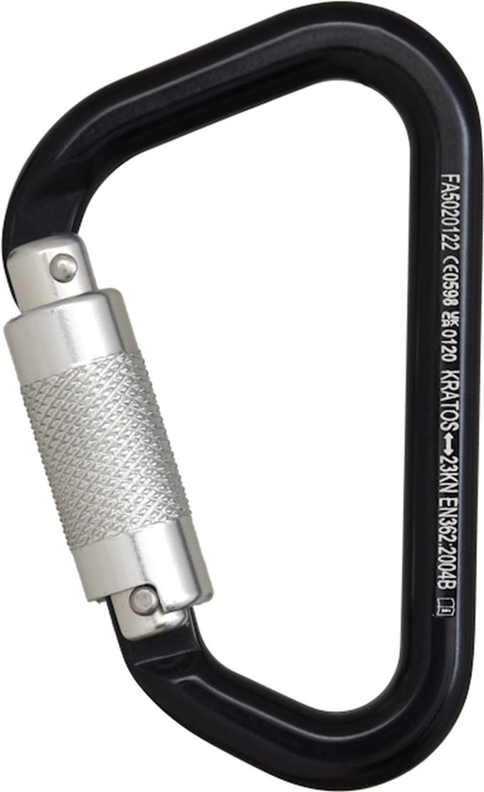 Kratos Aluminium karabijnhaak - Automatische vergrendeling - opening 21mm