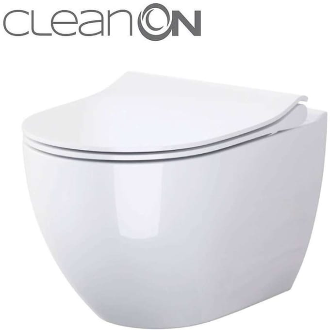 Cersanit Zen - Hangend toilet met SoftClose zitting, CleanOn, wit S701-428