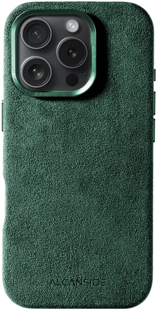 iPhone Alcantara Case - Midnight Green