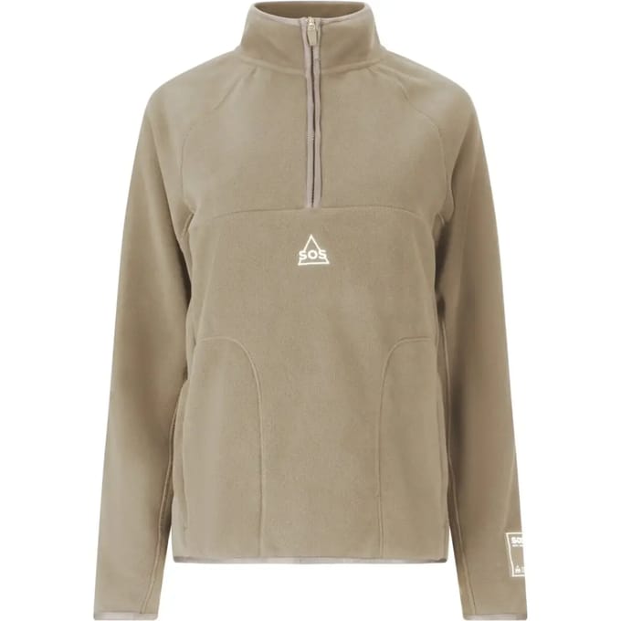 Fleece met halve rits voor dames SOS Munson