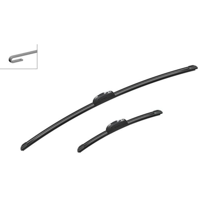 Wisserblad BOSCH Aerotwin Retrofit 3 397 014 637, 700/340mm, Voor, 2 Stuk