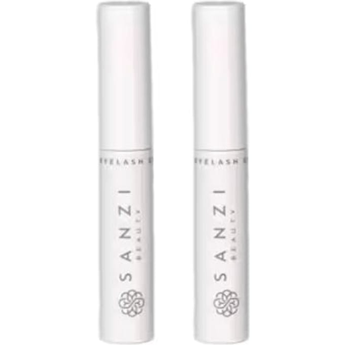Sanzi Beauty Eyelash Growth Serum Bundle 2 ml + 2 ml