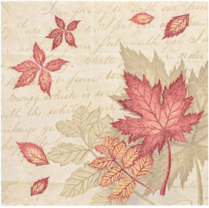 8x 20 Servetten ROYAL Collection 1/4 vouw 40 cm x 40 cm Autumn Colours