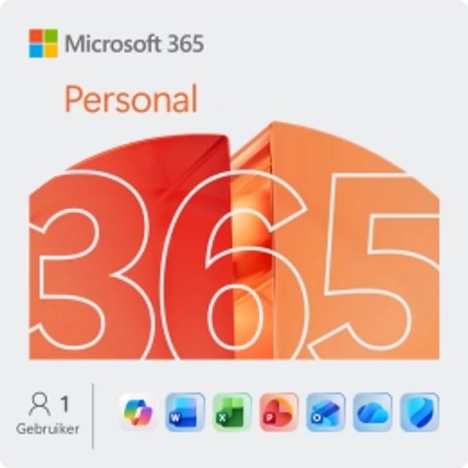 Microsoft 365 Personal | voor 1 gebruiker | jaarlicentie