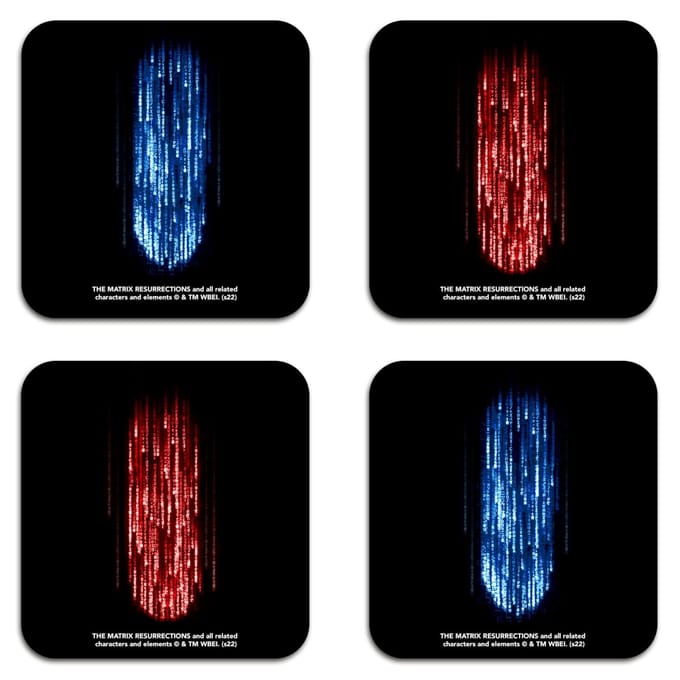 Matrix Pills Coaster Set
