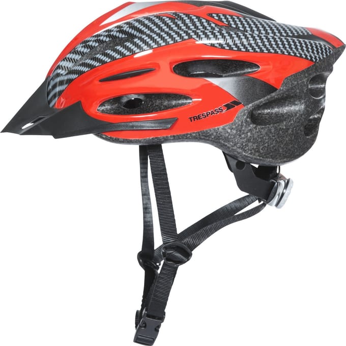 Trespass Volwassenen Unisex Crankster Fietshelm (Rood)