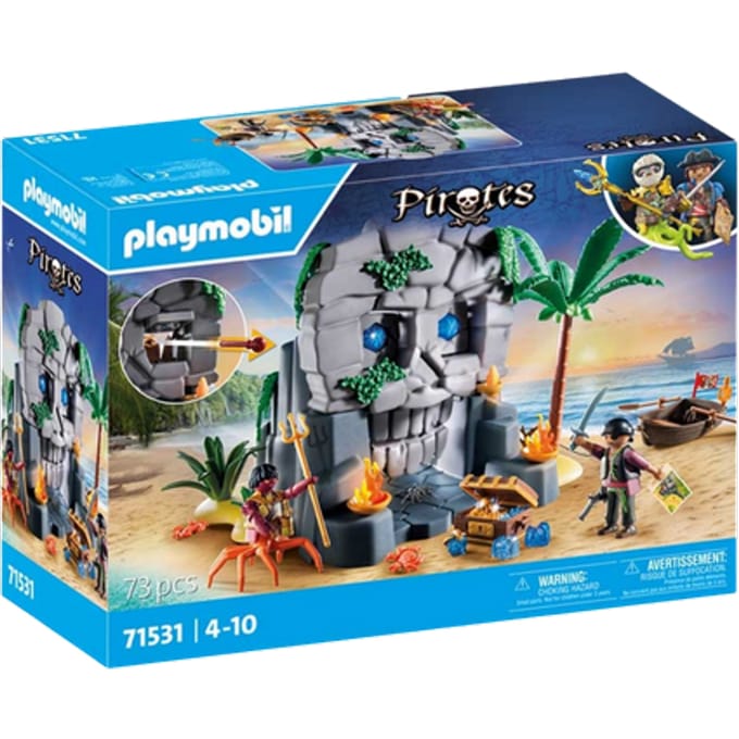Simulatiespel eiland schat met piraten en zeemonsters Playmobil