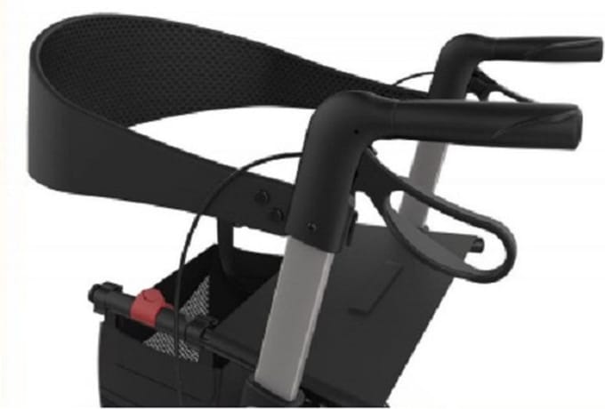 Rehasense Ruggordel standaard L 76cm zwart voor Server-Athlon-Navigator-Streamer