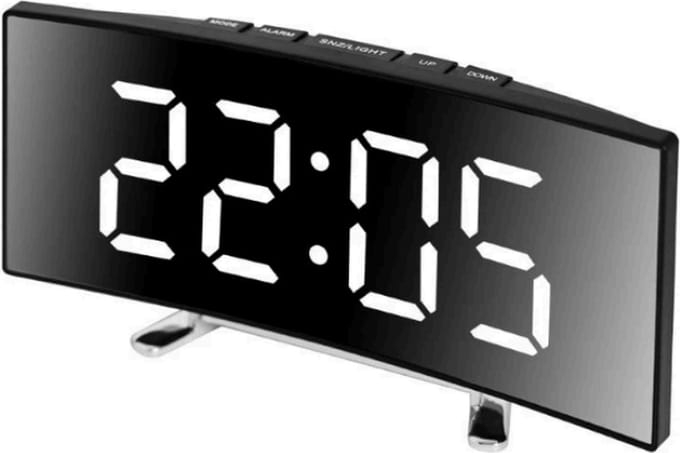 Digitale Wekker Slaapkamer - Kinderwekker - Reiswekker - Kinderklok