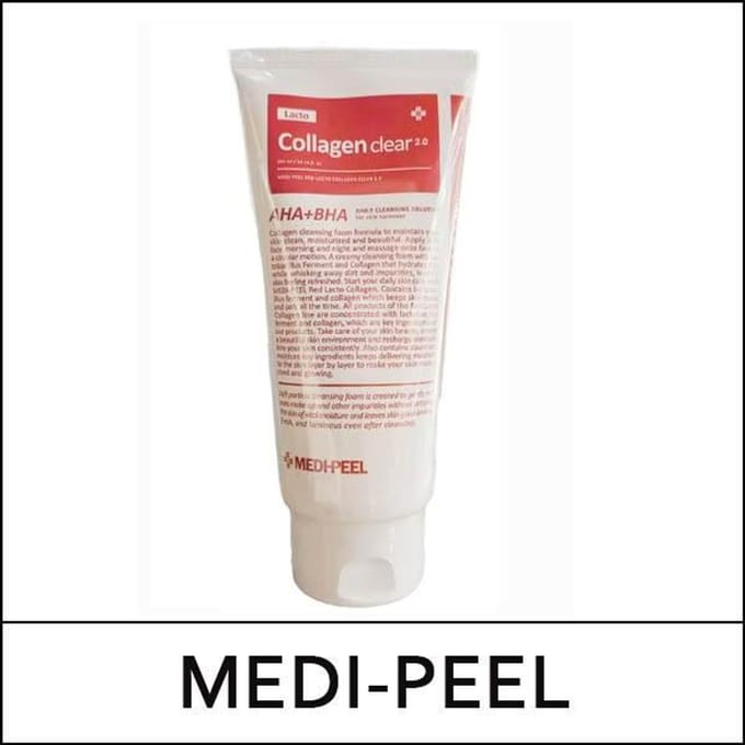 MEDIPEEL - Red Lacto Collagen Clear Foam Cleanser 2.0 Jumbo 2025 Version - 300ml