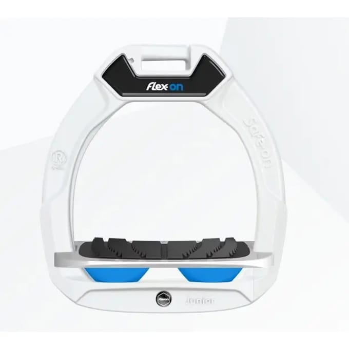 Veiligheidsstijgbeugels Schuin Grip Wit/Grijs/Blauw kind Flex-On Safe-On