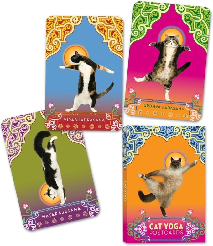 Cat Yoga Postcards