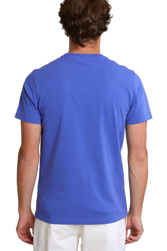 River Woods Normal Fit Basic T-shirt Short Sleeves Reef Blue Größe: 3XL | Bedruckte T-Shirts Outlet | Herren | Blau