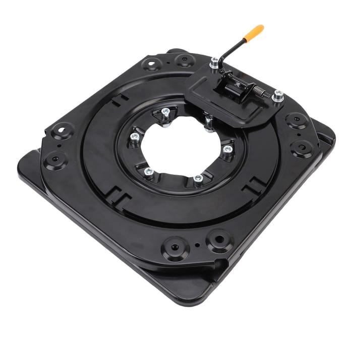Draaibare Autostoel Basis 360 Graden Rotatie met 4 Vergrendelpunten Heavy Duty Stoel Draaibare Basisplaat voor Camper Van Boot Bus black