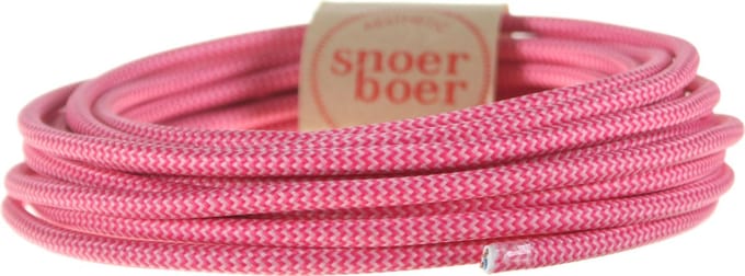 Snoerboer Cupcake strijkijzersnoer - meters aan een 1 stuk - prijs per meter