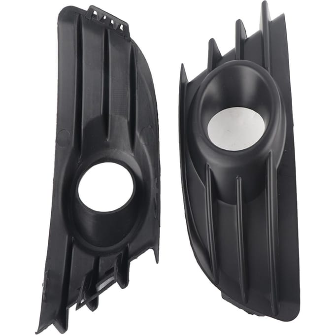 Paire de grilles de feux antibrouillard avant noires pour Citroën C4 (2004-2008) gray