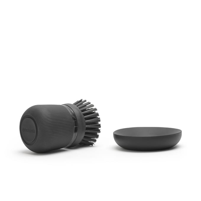 brabantia - soap dispensing dish brush - polyester - Donkergrijs