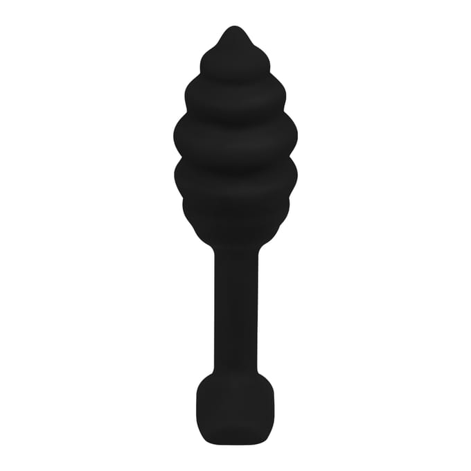 Gestructureerde analplug, 6,2 cm