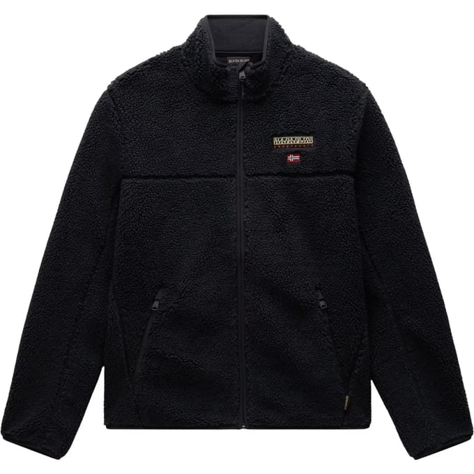Borg Fleece Jacket Zipup Hoge Hals