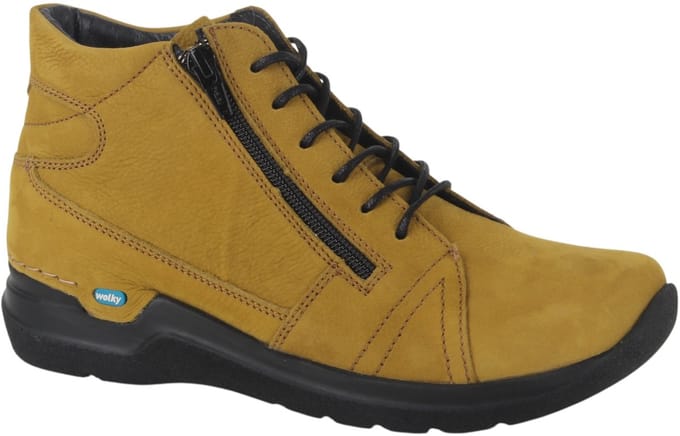 Dames Veterschoenen Wolky 0660611-940 Why Antique Curry - Maat 38